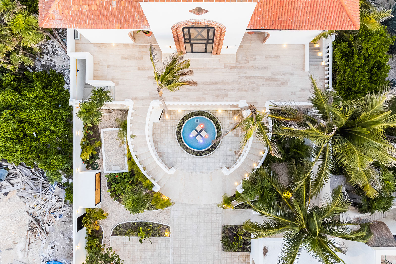 Bella Vita — interior living spaces — luxury villa in Tulum
