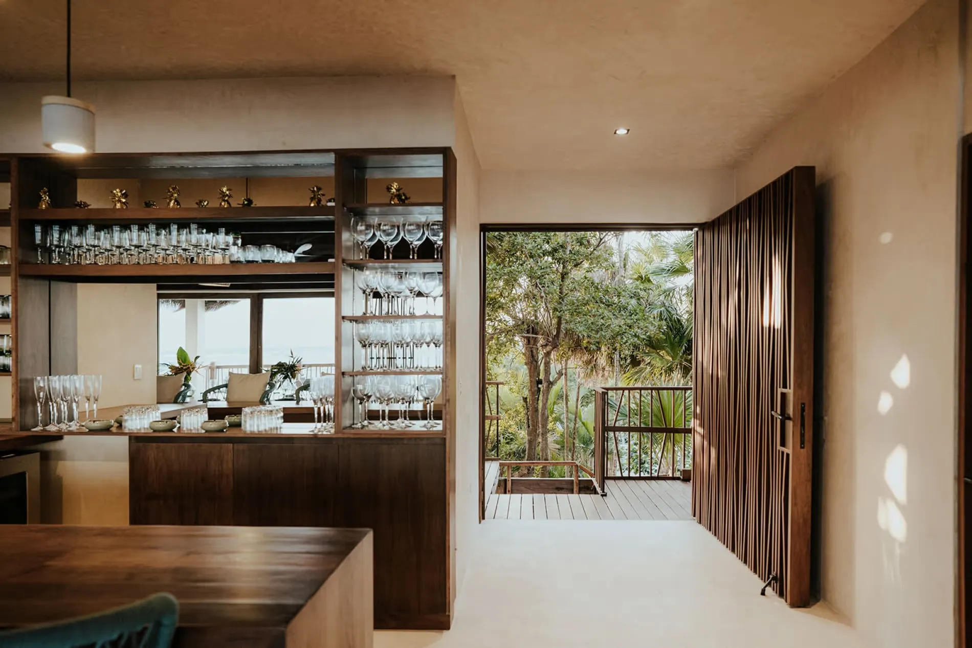 Villa Amaite — outdoor living and pool area — luxury villa in Tulum